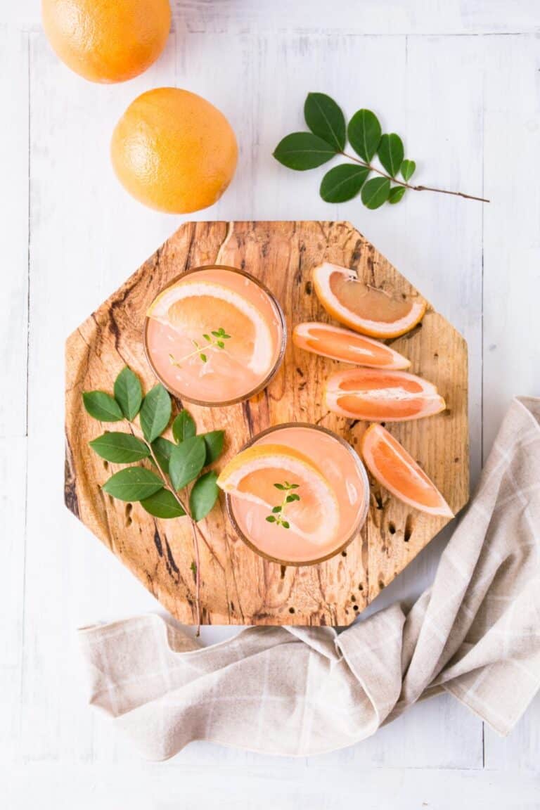 Fresh Grapefruit Paloma Mocktail